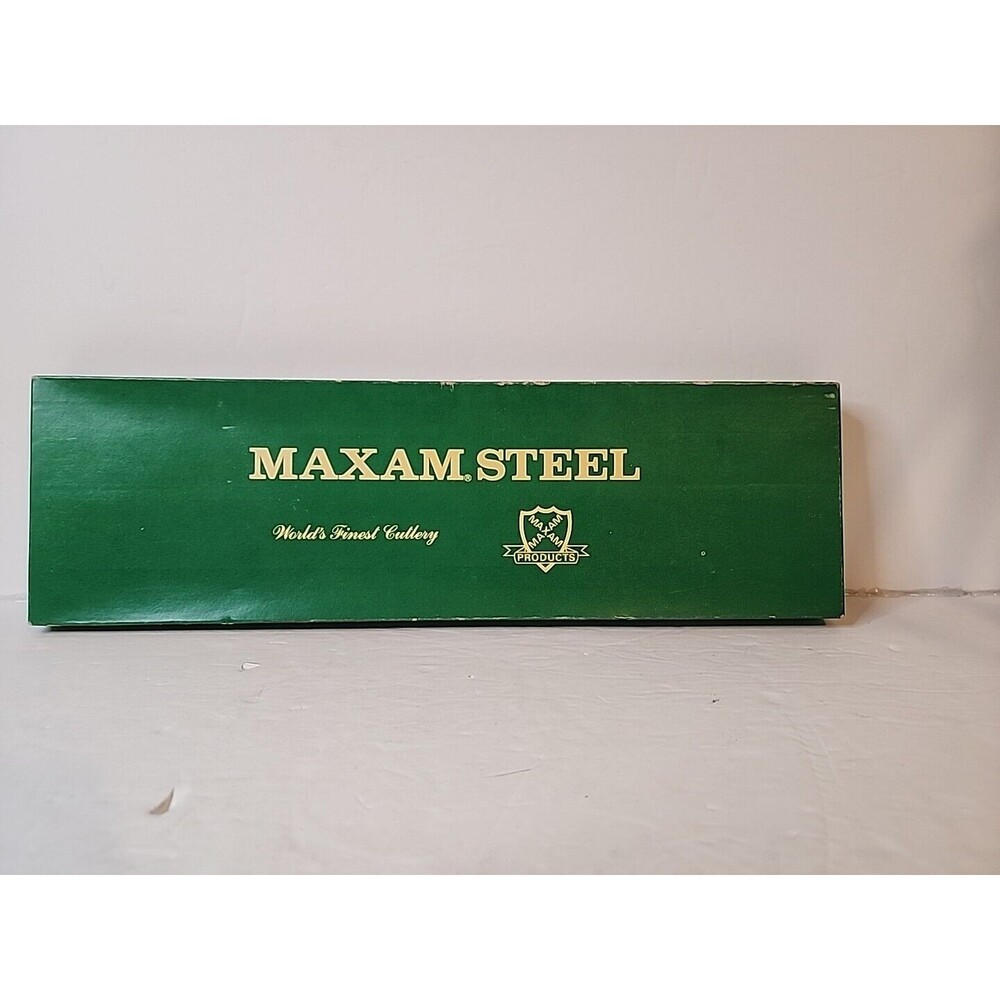 Maxam 2pc CARVING KNIFE SET PRECISION HOLLOW GROUND FINE STAINLESS STEEL W/BOX